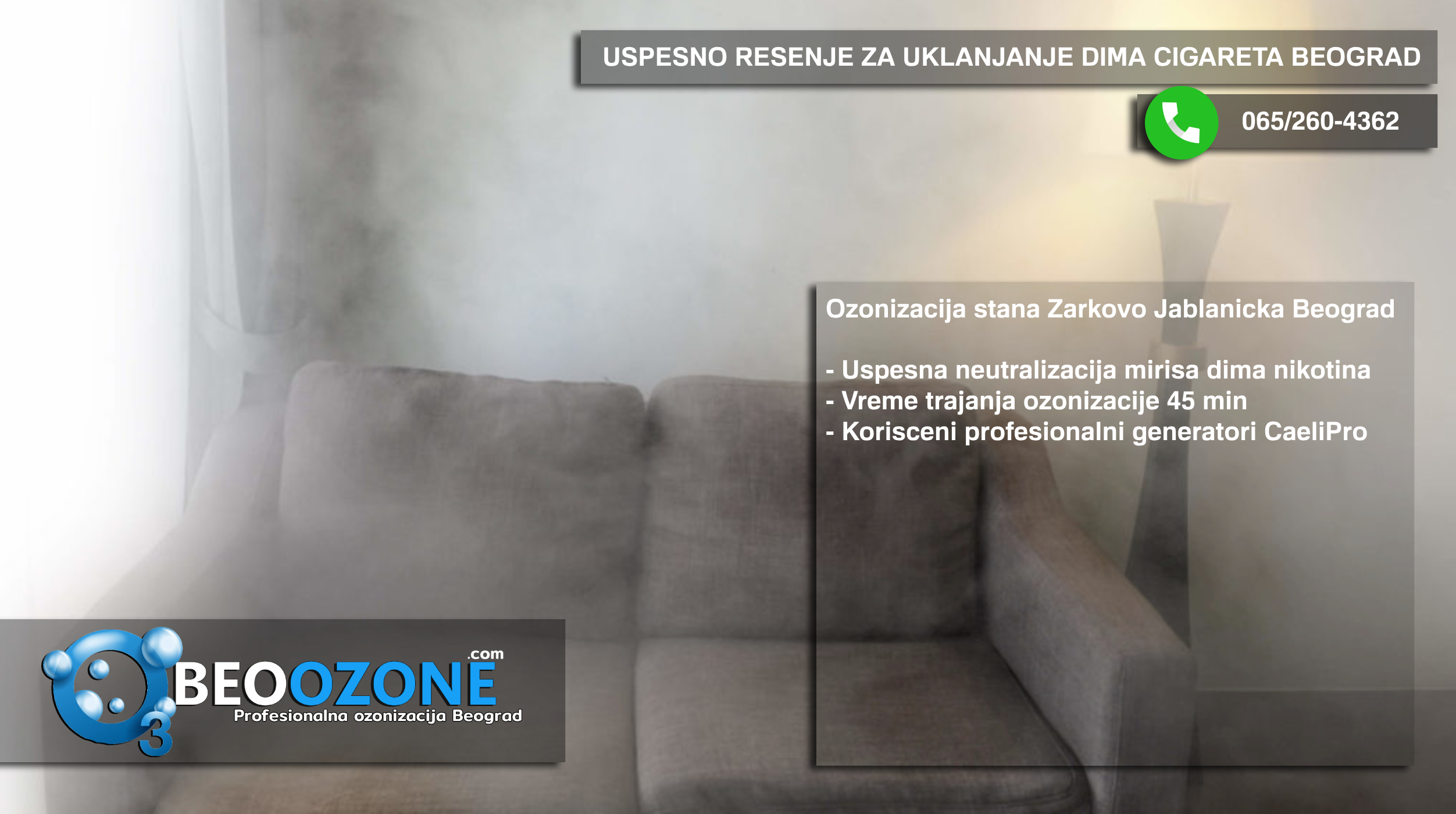 Ciscenje stana - Neutralisanje uklanjanje mirisa dima Cerak Jablanicka