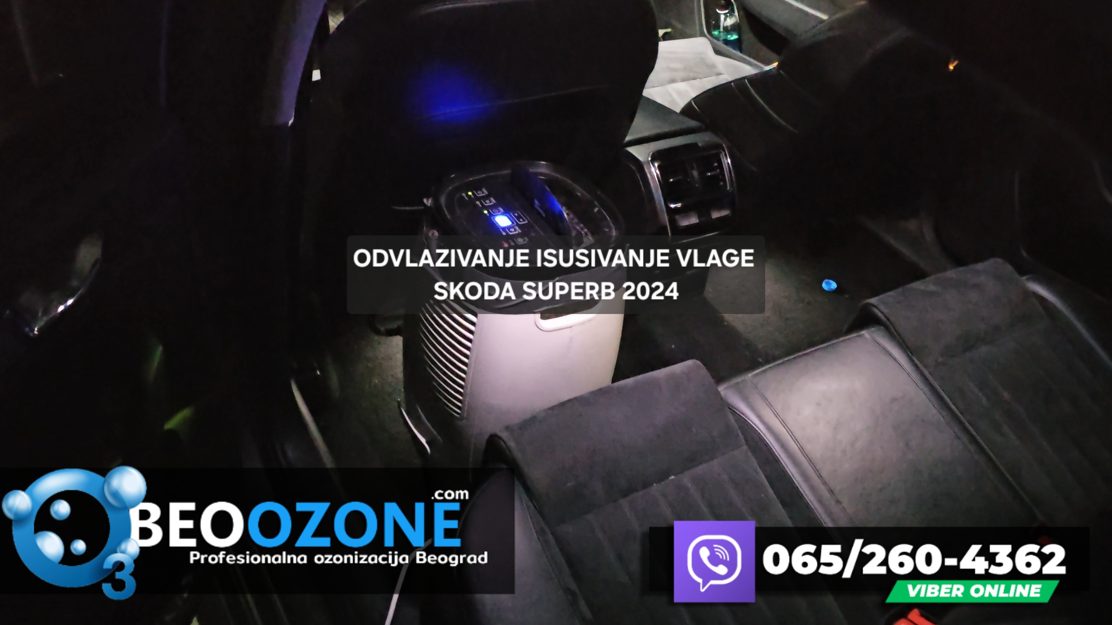 Odvlazivanje isusivanje automobila Beograd - Specijalnim odvlazivacima za enterijer